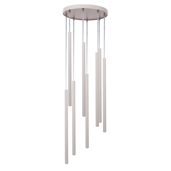 Lampa wisząca SOPEL 8 koło szary beż 41464 Sigma - zdjęcie produktu