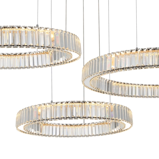 Lampa wisząca kryształowa SPARK AZ5795 144W/3000K AZZARDO