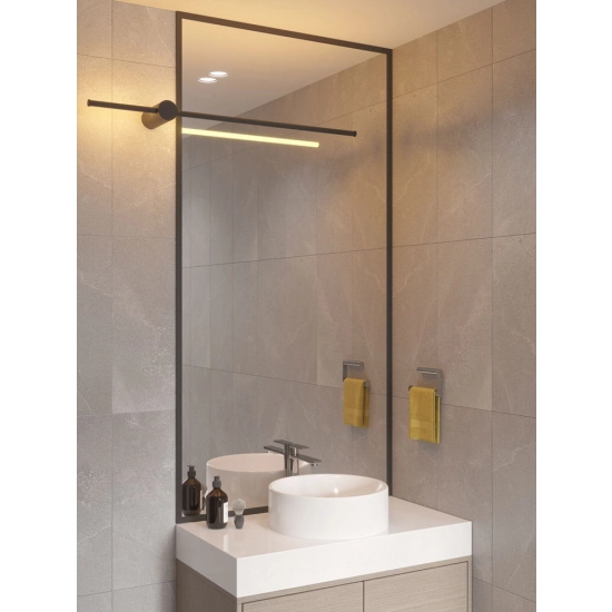 Kinkiet Spirit 9W, Czarny W0413 MaxLight