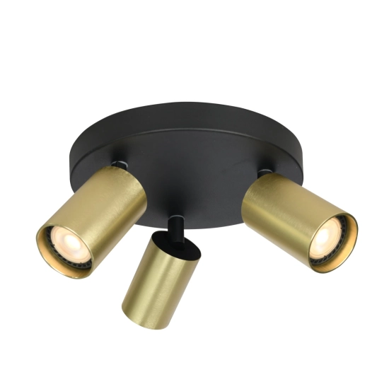 Plafon Nesto SPL-23436-3R-BK-BRSS Italux