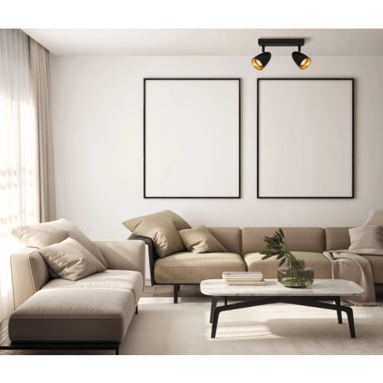 Spot Tino SPL-36748-2-BK-GD Italux