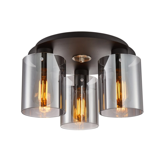 Plafon Sardo SPL-5581-3SC-BK-SG Italux