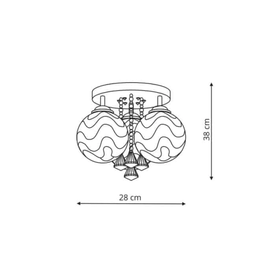 kinkiecik.pl Sada 3 plafon LP-119/3C Light Prestige