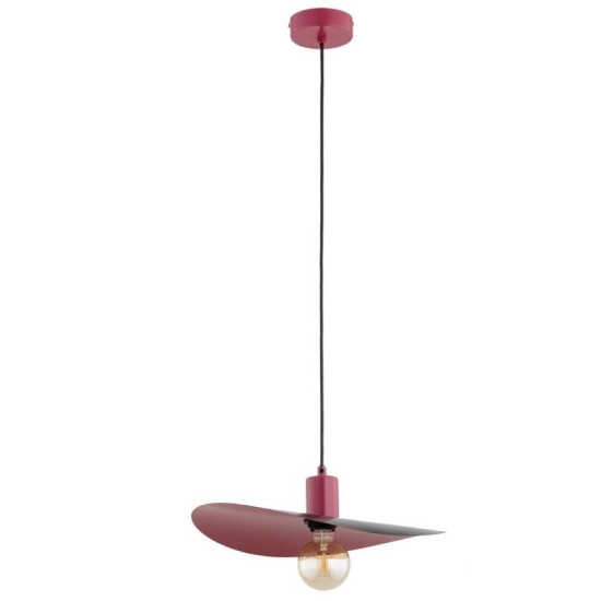 Lampa wisząca Savana Oval 1xE27 różowa 61626 ALFA