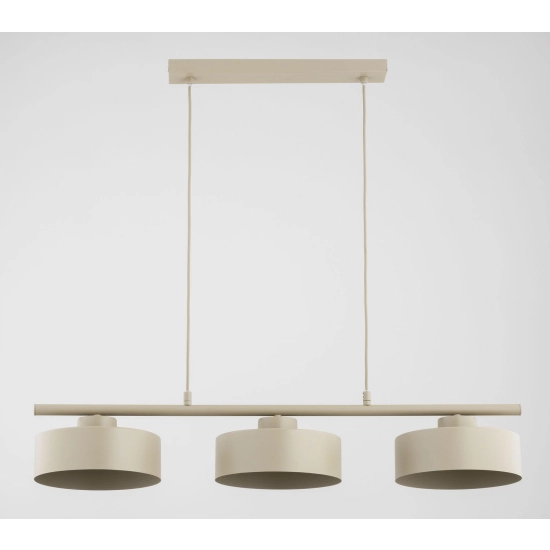 Lampa wisząca Selia 3xE27 beżowa 62621 ALFA