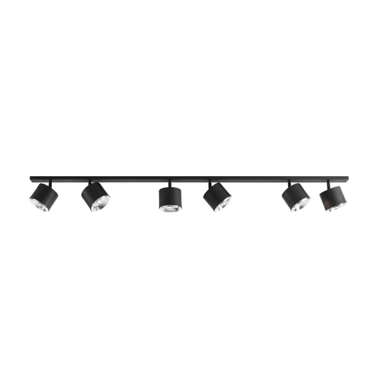 Lampa sufitowa 6-PŁ czarna BOT 1047PL_K ALDEX - zdjęcie produktu