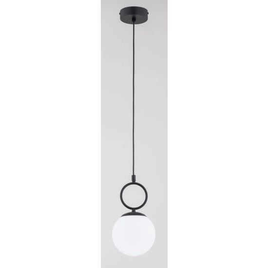 Lampa wisząca Sitro 1xE14 czarna-biała 61468 ALFA