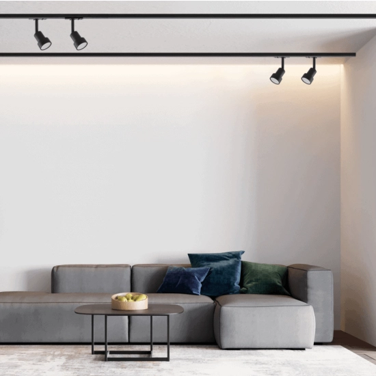kinkiecik.pl Zestaw szynowy 4pł Storm SET czarny LP-733 SET BK 1,5m Light Prestige
