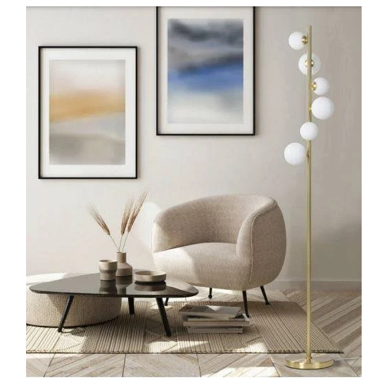 Lampa podłogowa Sybilla 6 floor (gold) AZ4408 AZZARDO