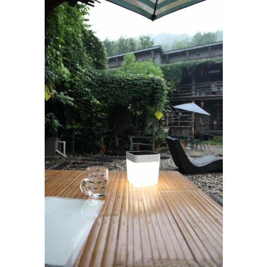 kinkiecik.pl Lampa stojąca TABLE CUBE 6908001331 IP54 LUTEC