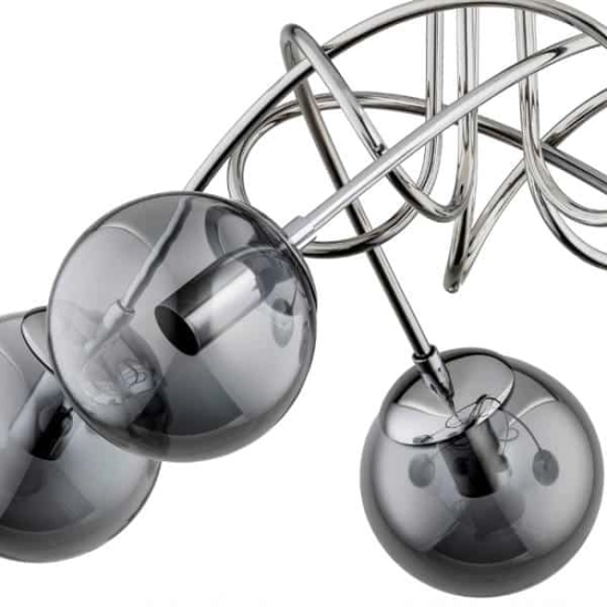 kinkiecik.pl Nowoczesna lampa sufitowa TANGO GLASS 5 PŁ 61095 ALFA