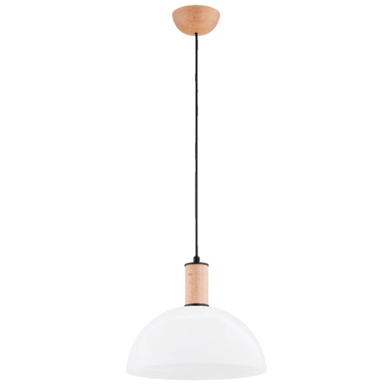Lampa wisząca TERRIN DREWNIANA 1xE27 61401 ALFA