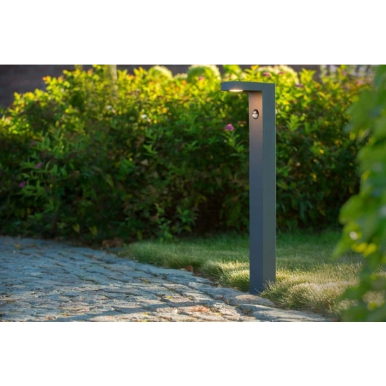 Lampa stojąca z czujnikiem ruchu TEXAS LED 1x6W 3000K IP54 28851/61/30 Anthracite Lucide - zdjęcie dodatkowe 1