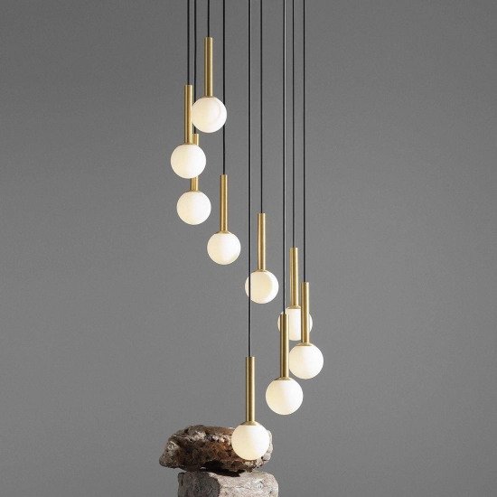 LAMPA WISZĄCA RIU 9 CZARNY 1103N1 Aldex - zdjęcie dodatkowe 3