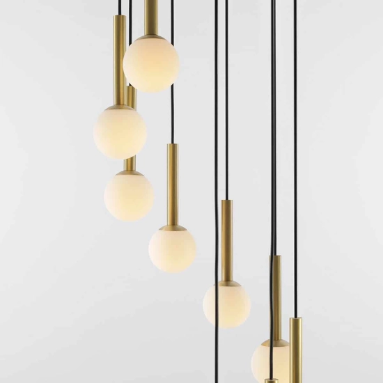LAMPA WISZĄCA RIU 9 CZARNY 1103N1 Aldex - zdjęcie dodatkowe 2