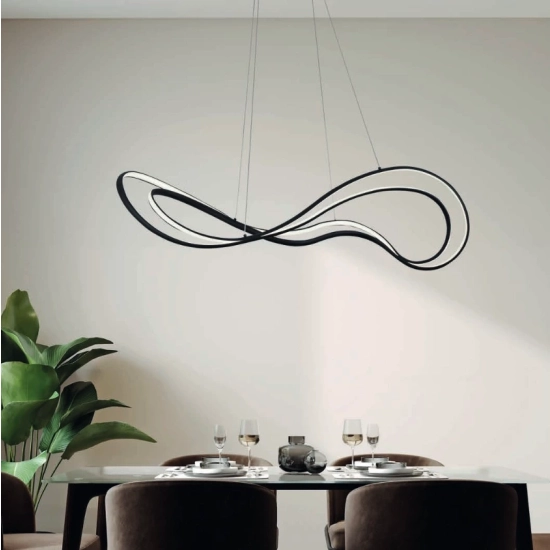 Lampa wisząca TWIST PENDANT 3-STEP DIMM BK AZ5733 AZZARDO