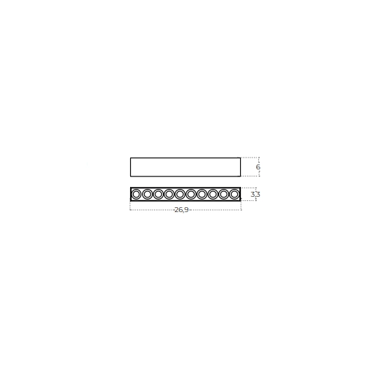 Plafon Tetris AZ6282 20W CCT DIMM czarny AZZARDO