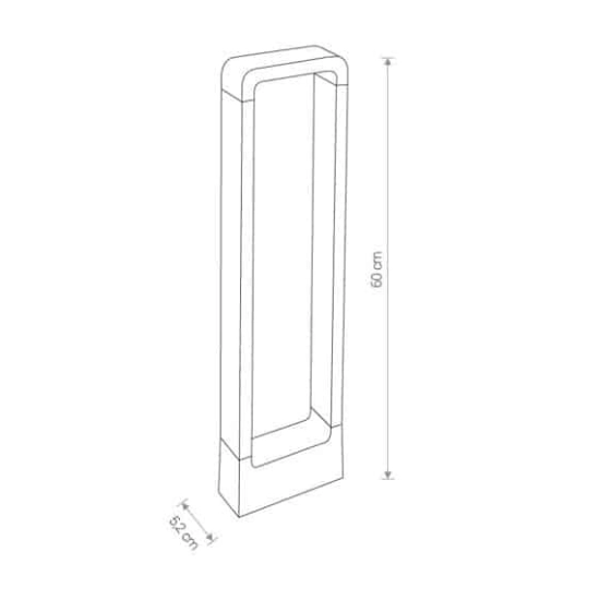 Lampa ogrodowa THIKA LED 9118 Nowodvorski IP54 - zdjęcie dodatkowe 2