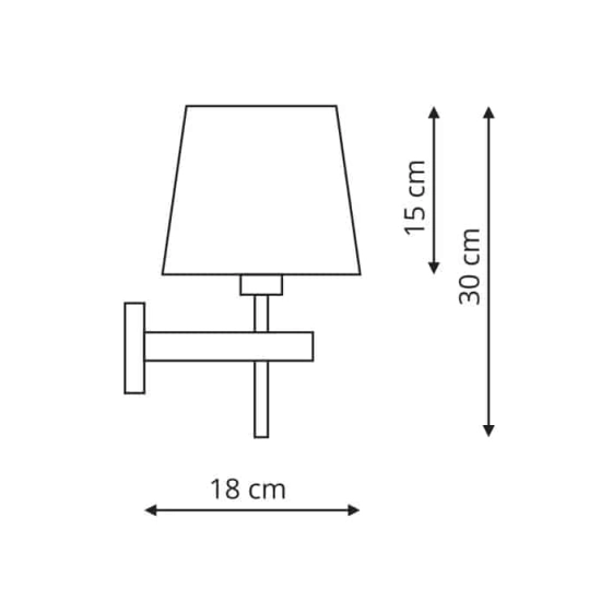 kinkiecik.pl Tivoli kinkiet chrom LP-1133/1W CH Light Prestige