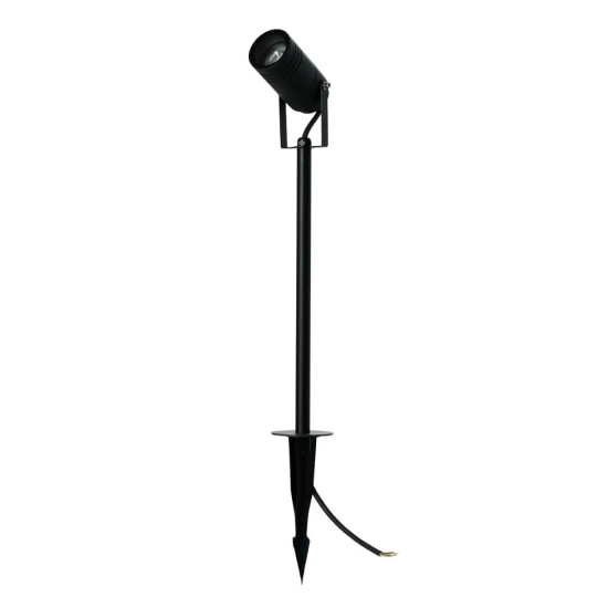 Reflektor Trast AZ5862 Azzardo stojąca IP54 metal czarny AZZARDO