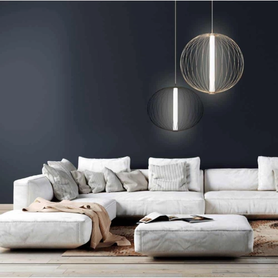 kinkiecik.pl Lampa wisząca czarna 3000K TREVISO LP-798/1P S3 BK LIGHT PRESTIGE