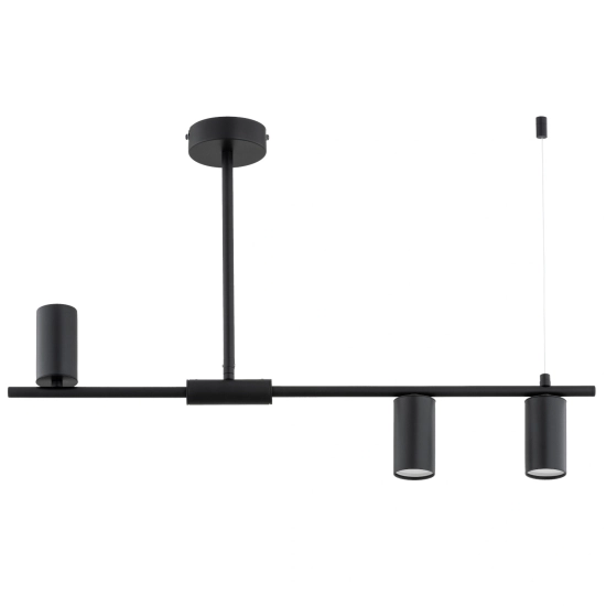 Lampa sufitowa URANOS CZARNA 3xGU10 74cm 62535 ALFA