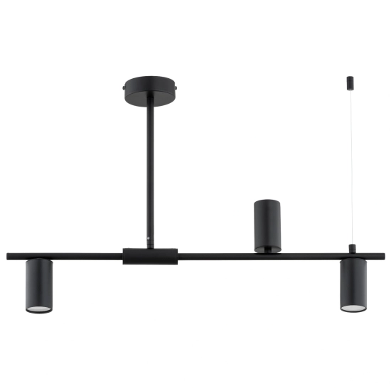 Lampa sufitowa URANOS CZARNA 3xGU10 74cm 62536 ALFA