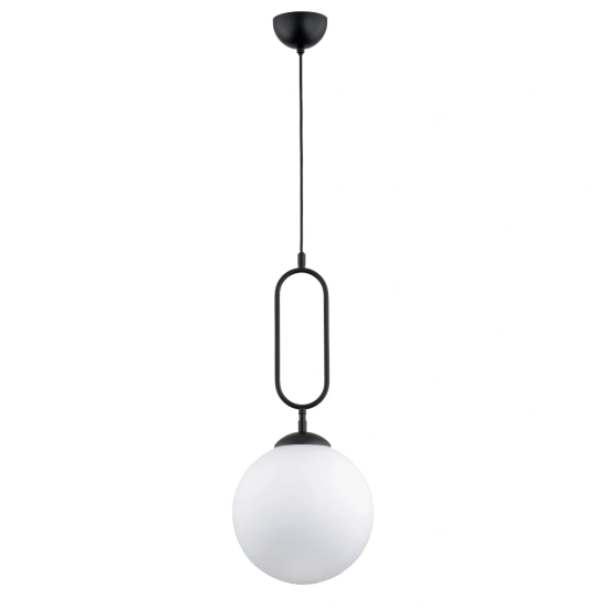 Lampa wisząca VAVIL CZARNO-BIAŁA 1xE27 25cm 61234 ALFA