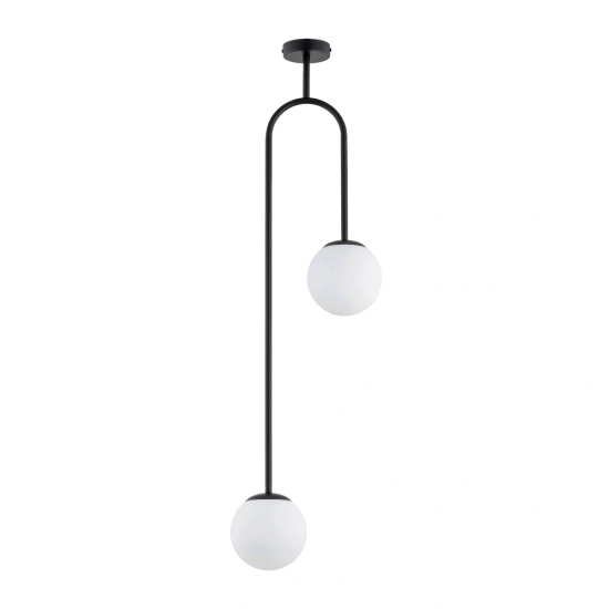 Lampa sufitowa VECTOR CZARNA 2xE14 62448 ALFA