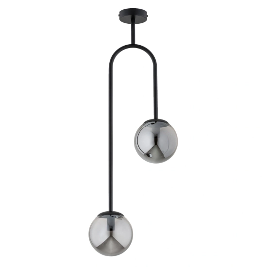 Lampa sufitowa VECTOR CZARNA 2xE14 62450 ALFA