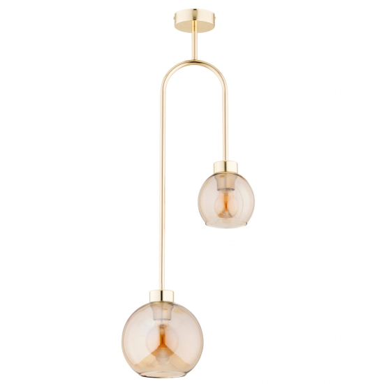 Lampa sufitowa VECTOR ZŁOTA 2xE14 62451 ALFA