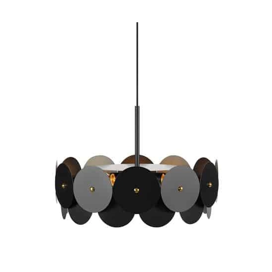 kinkiecik.pl Lampa wisząca VEGAS Pendant 3L Black/Brass 108265 Markslojd