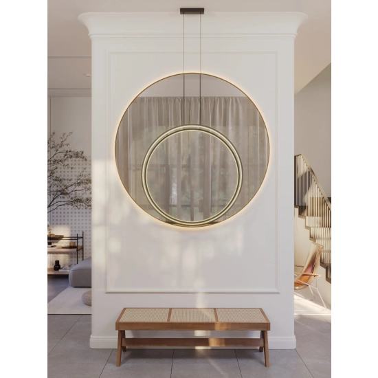 Lampa Wisząca Visual Ver 28W Black 80cm IP44 P0654 MaxLight - zdjęcie produktu