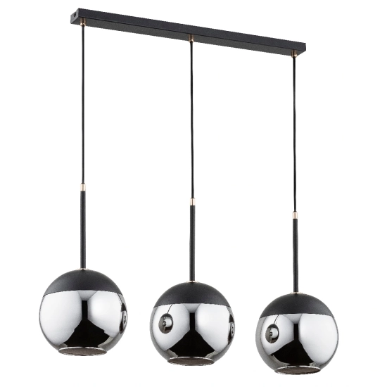 Lampa wisząca VOLDA CZARNA 3xE27 62158 ALFA
