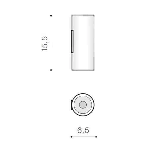 Kinkiet Velia Round 2 (brass) AZ4397 AZZARDO