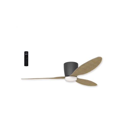 Wentylator Veneti CCT + Remote Control (black/teak wood) AZ4450 AZZARDO