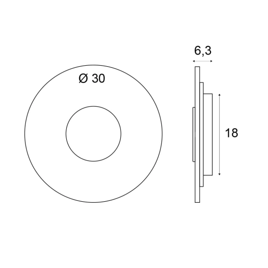 Kinkiet Sun 14W W0417 MaxLight