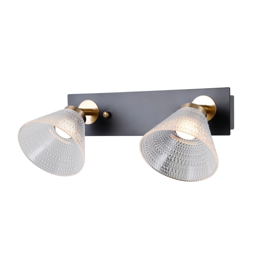 Kinkiet Orella WL-34393-2-BK-HBR Italux