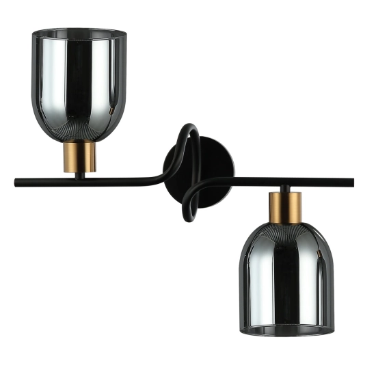 Kinkiet Servio WL-66892-2A-BK-SG ITALUX