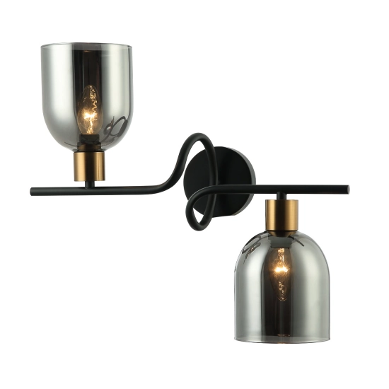 Kinkiet Servio WL-66892-2A-BK-SG ITALUX - zdjęcie produktu