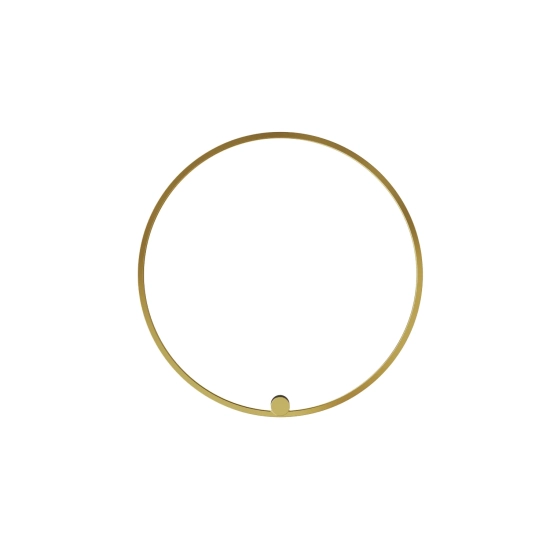 Kinkiet Ringa L 1xLED złoty WL0116-L-GD yaskr