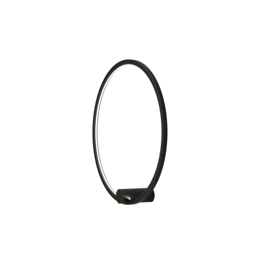 Kinkiet Ringa M 1xLED czarny WL0116-M-BK yaskr