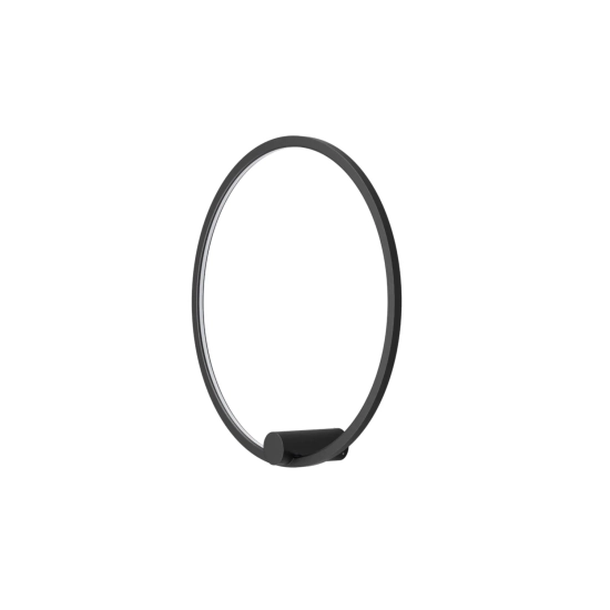 Kinkiet Ringa M 1xLED czarny WL0116-M-BK yaskr