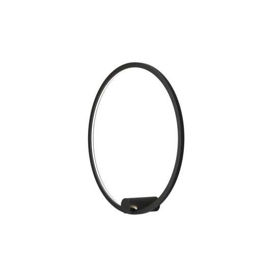 Kinkiet Ringa M 1xLED czarny WL0116-M-BK yaskr