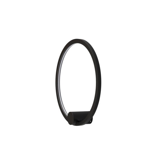 Kinkiet Ringa S 1xLED czarny WL0116-S-BK yaskr