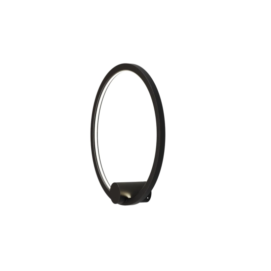 Kinkiet Ringa S 1xLED czarny WL0116-S-BK yaskr