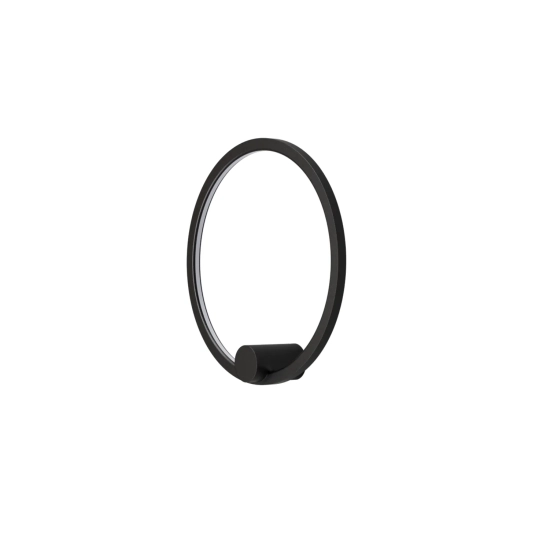 Kinkiet Ringa S 1xLED czarny WL0116-S-BK yaskr