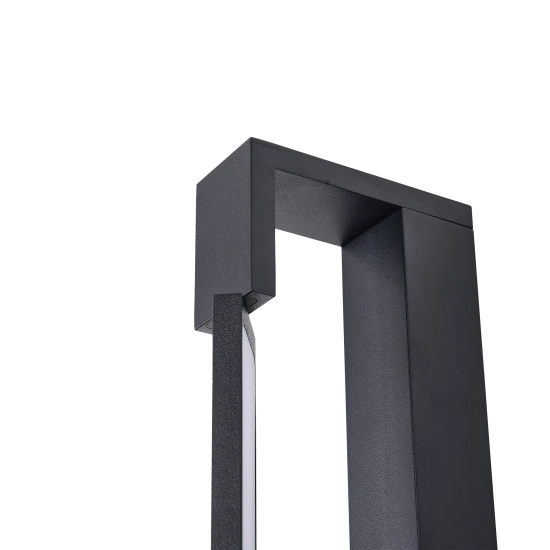 Kinkiet Flexia 1xLED IP 44 czarny WL0121-M-BK yaskr