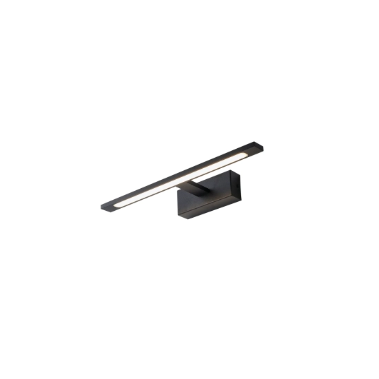 Kinkiet Elgidia 1xLED IP 44 czarny WL0122-S-BK yaskr