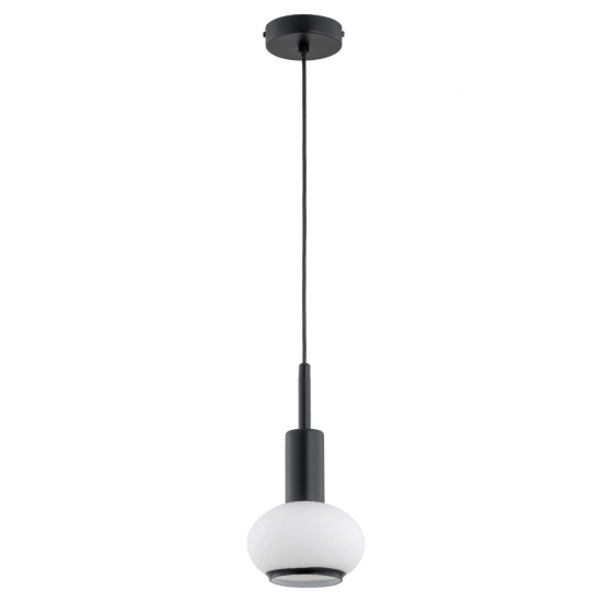Lampa wisząca ZEBRA CZARNO-BIAŁA 1xE14 61196 ALFA